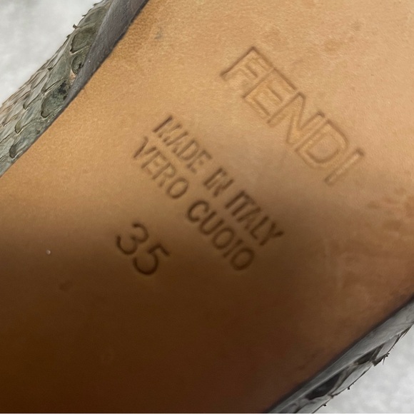 Authentic Fendi Fendista Python - Picture 8 of 10